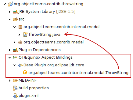 Viewed in the Package Explorer